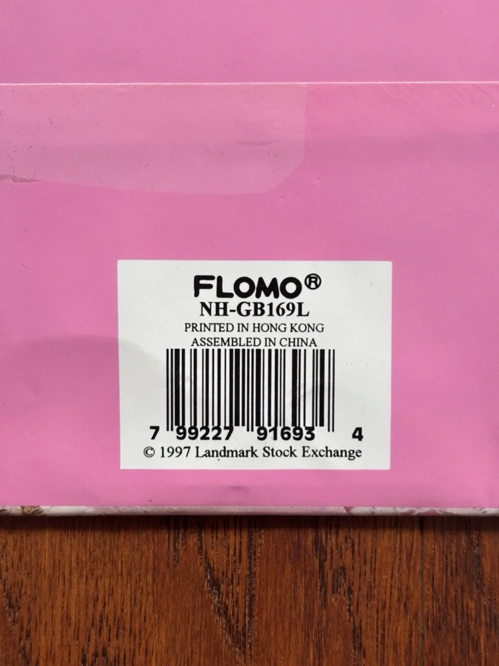 Vintage Flomo Pink Ballet Slippers Gift Bag